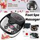 Foot Spa Bath Massager With Automatic Shiatsu Massaging Rollers+heat Bubbles`hot