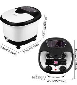 Foot Spa Bath Massager with Automatic Shiatsu Massaging Rollers and Maize Roller