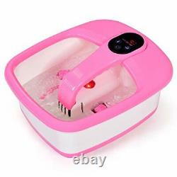 Foot Spa Bath Massager with Fast Heating Large Bubbles Digital Temperature Co