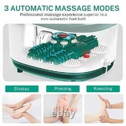 Foot Spa Bath Massager with HeatMisiki Pedicure Foot Spa with 3 Automatic Mod