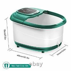 Foot Spa Bath Massager with HeatMisiki Pedicure Foot Spa with 3 Automatic Mod