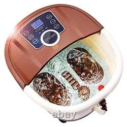 Foot Spa Bath Massager with Heat, 16 Pedicure Spa Motorized Shiatsu Roller