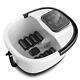 Foot Spa Bath Massager With Heat, Bubble Jets And 8 Removable Long Massage