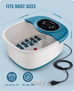 Foot Spa Bath Massager with Heat Bubble Vibration and Temperature Control 22