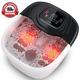 Foot Spa Bath Massager With Heat, Bubble And Vibration, Digital Temperature Cont