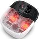Foot Spa Bath Massager With Heat, Bubble And Vibration, Digital Temperature Cont
