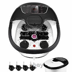 Foot Spa Bath Massager with Heat Bubbles, Automatic Tai Chi Massage Roller 05