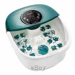 Foot Spa/Bath Massager with Heat, Bubbles Vibration Digital Temperature Relax