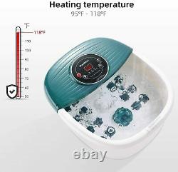 Foot Spa/Bath Massager with Heat, Bubbles and Vibration, Digital Temperature New