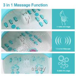 Foot Spa Bath Massager with Heat Bubbles and Vibration Massage Jet