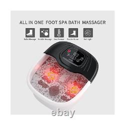 Foot Spa Bath Massager with Heat, Epsom Salt, Bubbles, Vibration an. FMBI Sales