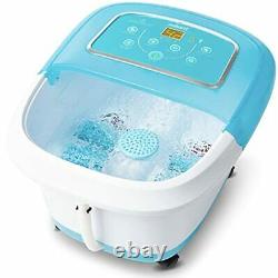 Foot Spa Bath Massager with Heat, Extra Large Size with Wheeled Base