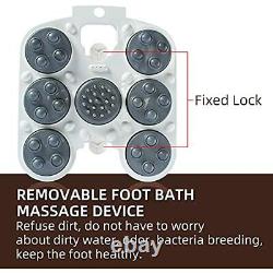 Foot Spa Bath Massager with Heat, Foot Bath Massager with 24 Motorized Massage