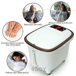 Foot Spa Bath Massager with Heat, Foot Bath Massager with 24 Motorized Massage