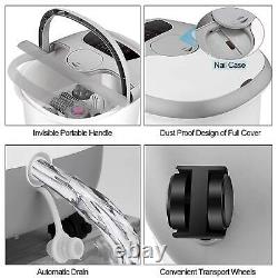 Foot Spa Bath Massager with Heat Massage & Bubble Jets Multi-Modes Relief Home