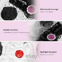 Foot Spa Bath Massager with Heat Massage & Bubble Jets Multi-Modes Relief Home. Hot
