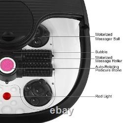 Foot Spa Bath Massager with Heat Massage & Bubble Jets Multi-Modes Relief Home. Hot