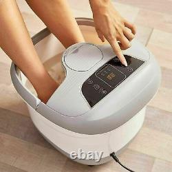 Foot Spa Bath Massager with Heat Massage & Bubble Jets Multi-Modes Relief Home New