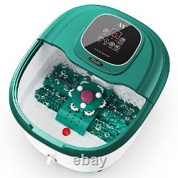 Foot Spa Bath Massager with Heat, Pedicure Foot Spa with 3 Automatic Modes & 6 M