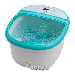Foot Spa Bath Massager with Heat, Pressure Node Rollers Bubbles, Foot Soaking Tub