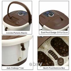 Foot Spa Bath Massager with Heat Roller Bucket Relaxtion Adjustable B 08
