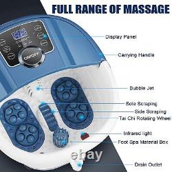 Foot Spa Bath Massager with Heat and Bubbles with Digital Temperature Control Home