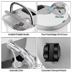 Foot Spa Bath Massager with Massage Rollers and BallsMotorized for Health and