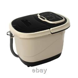 Foot Spa Bath Massager with Motorized Rollers Circulatory Heating Design 3.4 Gal