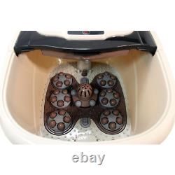 Foot Spa Bath Massager with Motorized Rollers Circulatory Heating Design 3.4 Gal