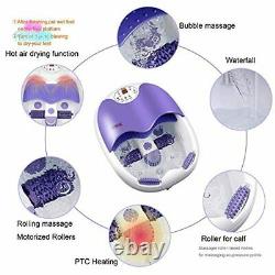 Foot Spa Bath Massager with Motorized Rolling Massage Digital Control LED Display