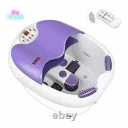 Foot Spa Bath Massager with Motorized Rolling Massage Digital Control LED Display