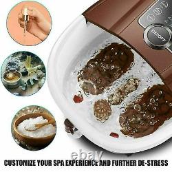Foot Spa Bath Massager with Rollers Deep Heating Soaker Bucket Digital Timer