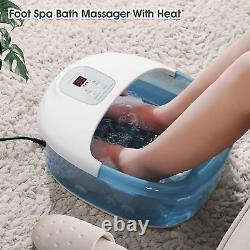 Foot Spa Bath Massager with Shiatsu Massage Heated Vibration, Air Bubbles 14 Mas
