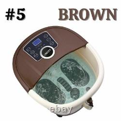 Foot Spa Bath Motorized Massager with heat Electric Feet Salon Tub with Shower US