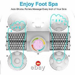 Foot Spa Bath with Heat and Massage Bubbles withMotorized Shiatsu Massage Ball TOP