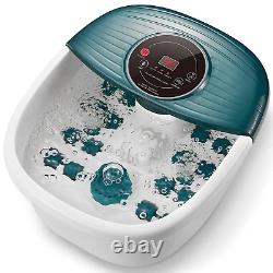 Foot Spa Bath with Heat and Massage, Pedicure Foot Soaking Tub with Removable Ro
