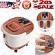 Foot Spa Bath With Heat And Massage And Bubbles, Foot Bath Massager With16 Brown