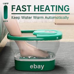 Foot Spa Bath with Heat and Massage and Jets, Bubbles and Vibration