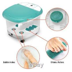 Foot Spa Bubbles Bath Massager Adjustable Heating Foot Soaking Tub LCD Screen