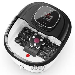Foot Spa Foot Bath Massager with Heat & 3 Automatic Modes and 6 Motorized Massa