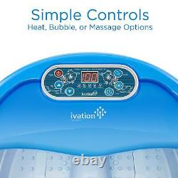 Foot Spa Massager Heated Bath, Automatic Massage Rollers, Vibration, Bubble