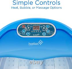 Foot Spa Massager Heated Bath, Automatic Massage Rollers, Vibration, Bubbles