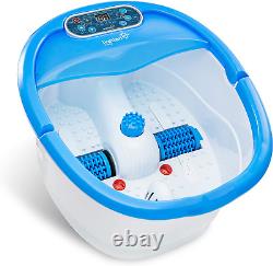 Foot Spa Massager Heated Bath, Automatic Massage Rollers, Vibration, Bubbles