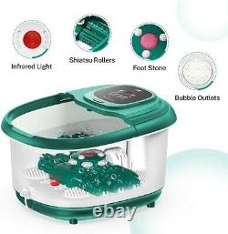 Foot Spa Misiki Foot Bath Massager with Heat & 3 Automatic Modes and 6 Motori