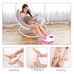 Foot Spa Misiki Foot Bath Massager with Heat Bubbles Vibration and Auto 4 and to