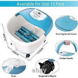 Foot Spa with Heat and Massage and Bubble Jets with Motorized Rollers, Foot Bath