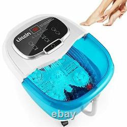 Foot Spa with Heat and Massage and Jets with Motorized Rollers, Foot Soak Tub