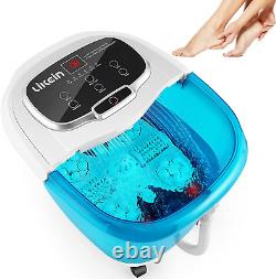 Foot Spa with Heat and Massage and Jets with Motorized Rollers, Foot Soak Tub wi