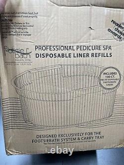 Footsie Bath Foot Spa Replacement Liners 100 Pack