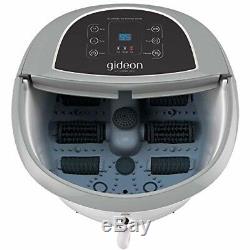 Gideon Luxury Foot Spa Bath Massager With Heat 4 Bubbling Water Jets 6 Rolling
